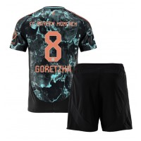 Dres Bayern Munich Leon Goretzka #8 Preč pre deti 2024-25 Krátky Rukáv (+ trenírky)